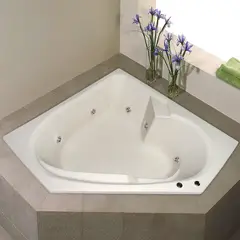 CUBA&SPA - Tina Hidromasaje Esquinera Contesa Builder 150x150cm Bone.