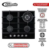 Klimatic Aosta 4 Hornillas Gas Encimera