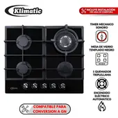 Klimatic Trevi 60 4 Hornillas Gas