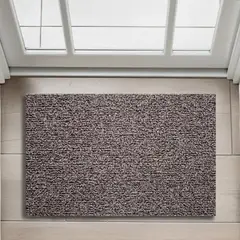 GENERICO - Felpudo Rectangular Atrapapolvo 60x40cm Terracota