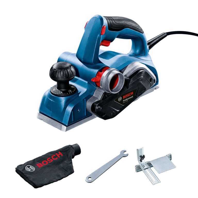 Cepillo Eléctrico 220V 700W GHO 700 + 2 Cuchillas + Colector de polvo