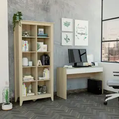 TUHOME - Combo Escritorio + Estante Librero Essential Office