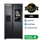 Refrigeradora Samsung 685Lt Side By Side RS27T5561B1