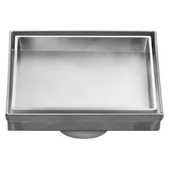 VAINSA - Sumidero Decorativo Reversible 5" Acero Inoxidable