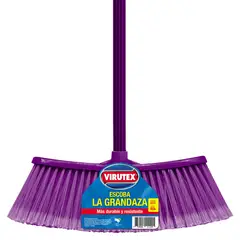 VIRUTEX - Escoba De Plástico Granzada