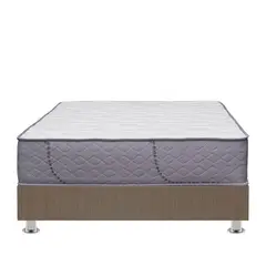 FORLI - Cama Americana Capella Super Side 2 Plazas + 2 Almohadas + Protector
