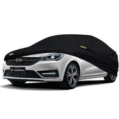 TECGO - Cobertor Funda Para Auto Chery New Arrizo 5 Negro