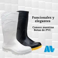 PREDATOR - Bota de Seguridad de PVC con Puntera de Acero Unisex