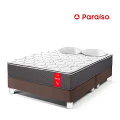 PARAISO - Cama Super Star King + 2 Almohadas + Protector