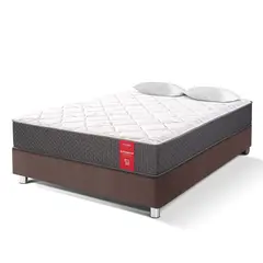 PARAISO - Cama Su Majestad 2 Plazas + 2 Almohadas + Protector