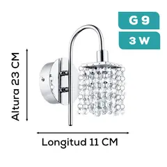 EGLO - Lámpara Aplique Almonte Led G9 1x2 5w Ip44