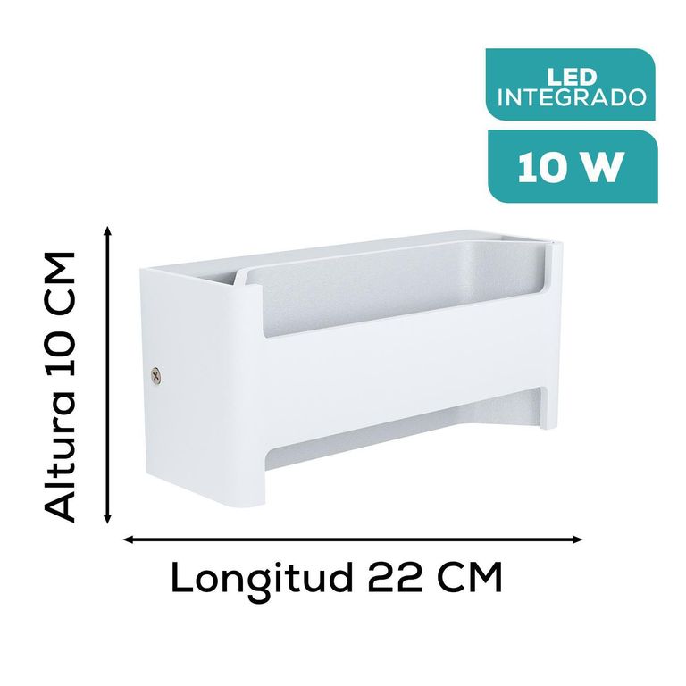 Luminaria Aplique Feloniche LED 10w L220 H100