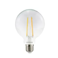 OSRAM - Foco Led Vintage Globo Clear 4.5w Luz Cálida