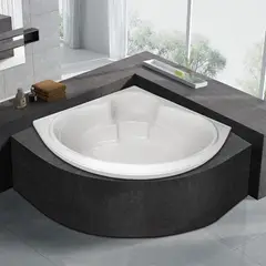 CUBA&SPA - Tina de Baño Esquinera Princess 150x150cm Blanca