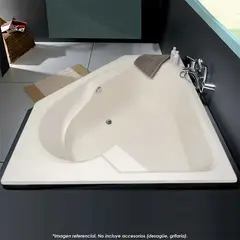 CUBA&SPA - Tina de Baño Esquinera Contesa 150x150cm Bone