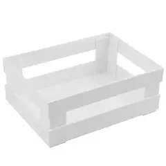 JUST HOME COLLECTION - Canasta Blanca 11x15.5x6cm