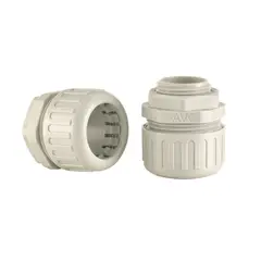 undefined - Conector para Tubería Corrugado PVC 3/4" 2u