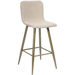 JUST HOME COLLECTION - Silla de Bar Scargil Beige