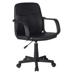 JUST HOME COLLECTION - Silla de Oficina giratoria Negro