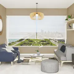 SUNLINE - Cortina Roller Screen 5% Blanco 70 x 200 cm