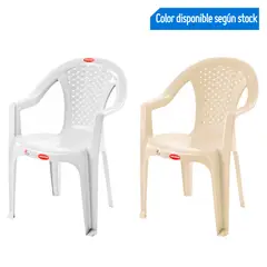 POLINPLAST - Silla de Plástico Cumbia con Brazos
