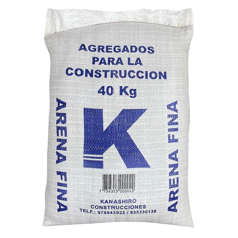 Arena Fina saco 40 Kg Lux