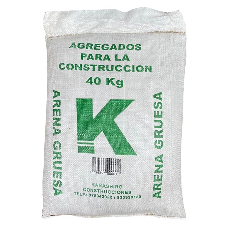 Arena Gruesa saco 40 Kg Lux