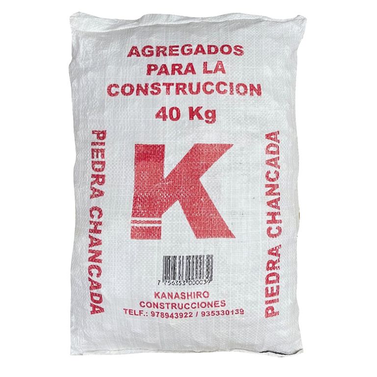 Piedra Chancada 1/2" 40 Kg