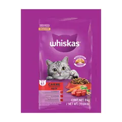 WHISKAS - Adulto Carne 9kg