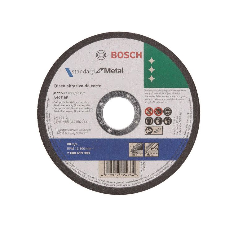 Disco de Corte Standard for Metal 115x1.0mm