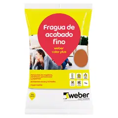 WEBER - Fragua para Cerámicas o Porcelanatos Madera 1kg
