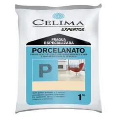 CELIMA - Fragua para Porcelanatos Hueso 1kg