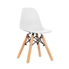 BONNO - Silla Fija para Niños Eames Blanca