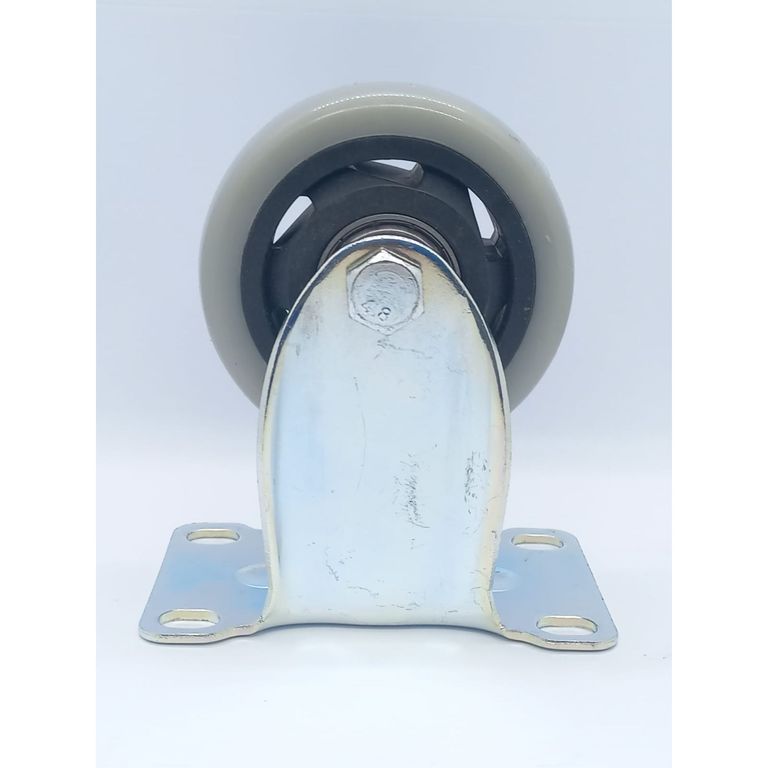 Rueda Fija 3" Gris 80 kg.