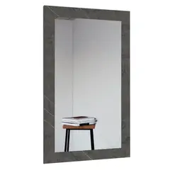 TUHOME - Espejo Decorativo Rectangular Marsala Art Z Piedra 100x60cm