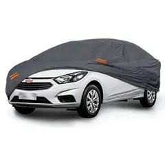 TECGO - Cobertor Funda Para Auto Chevrolet Onix Sedan Gris