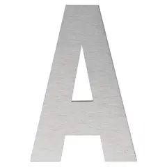 FIXSER - Letra A Acero Inoxidable