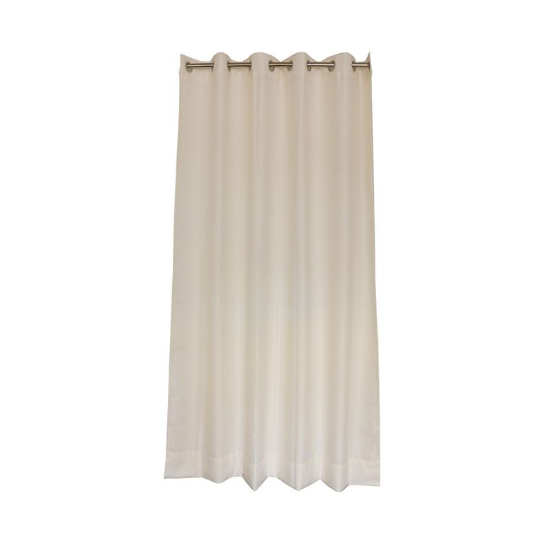 Cortina de Tela Ojal Paris 20x10cm Perla