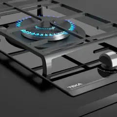 TEKA - Encimera a Gas 1 Quemador 30cm ExactFlame GZC 31330 XBN Negro