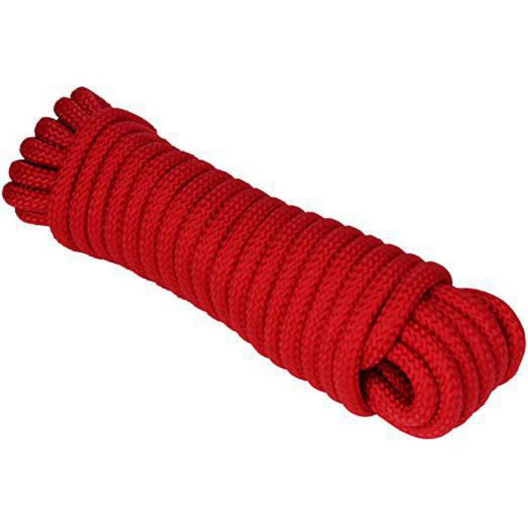 Driza Polipropileno Rojo 4 mm. x 20 m.