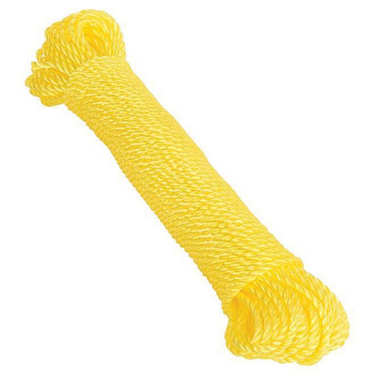 Soga Polipropileno Amarillo 6 mm. x 10 m.