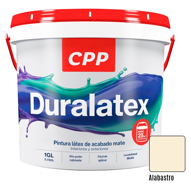 Pintura Duralatex Alabastro 1GL