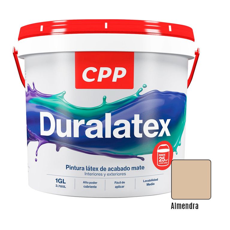 Pintura Duralatex Almendra 1GL