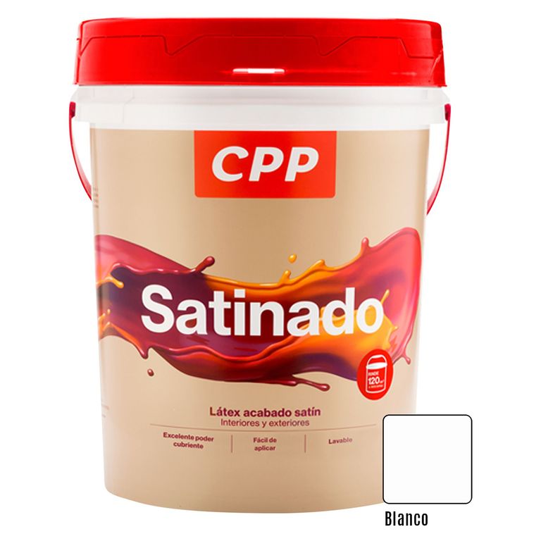 Pintura Látex Satinado Blanco 4GL