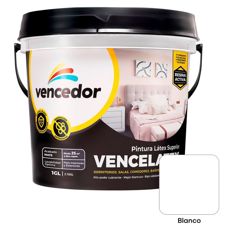 Pintura Vencelátex Blanco 1GL