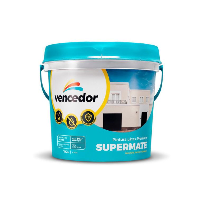 Base Supermate Exterior Pastel 1gl