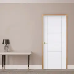 DIMFER - Combo Puerta Interior (Marco + Bisagras + Kit de Instalación) Brissa Blanco
