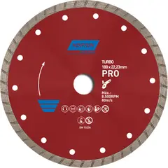 NORTON - Disco de Corte Diamantado Turbo para cerámica 7"