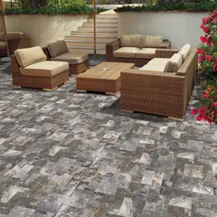 SAN LORENZO - Cerámica Gris 61x61 Rústicas Mate 1.48 m2