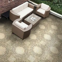 SAN LORENZO - Cerámica Beige 61x61 Rústicas Mate 1.48 m2